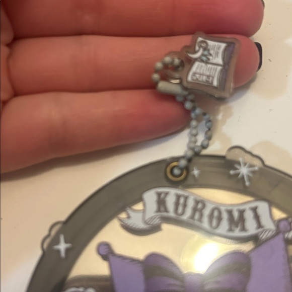 Kuromi Fortune Teller Sanrio Compact Mirror with Chain - Picture 4 of 6